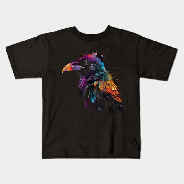 Crow Kids T-Shirt by JH Mart